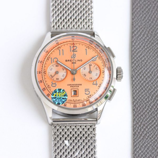 Breitling Premier B01 Chronograph Replica: Luxus Super Clone Uhren in Perfektion 1109823886 - front view